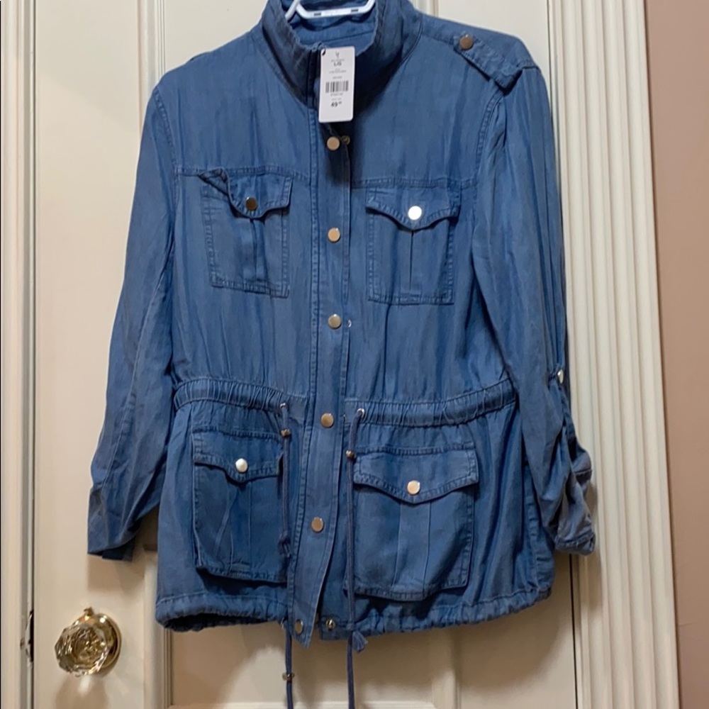 NWT light jean jacket